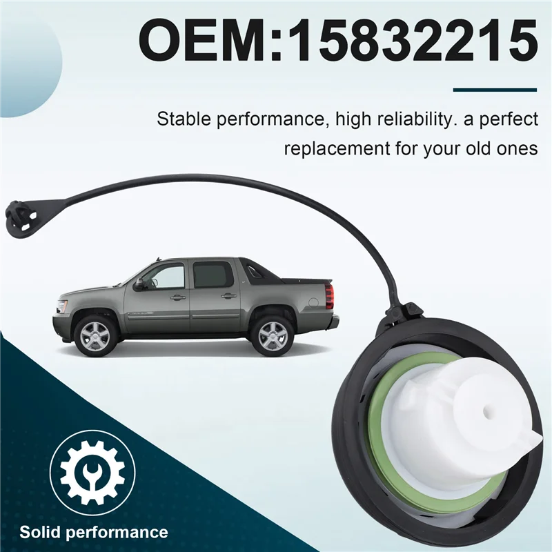 

Car Gas Petrol Tank Cover Inside Fuel Tank Cap 15832215 For Corvette Cadillac CTS SRX XLR-T61C