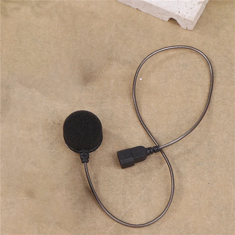 【T07A】2X Voor Cardo PACKTALK Edge Motorcycle Bluetooth Intercom Microfoonsnoer Microfoon Zacht Koord