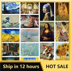 MaxRenard 1000pcs Puzzles for Adult Puzzle Jigsaw 48*69cm Assembling Animal and Famous Landscape Paintings Puzzles Family Games