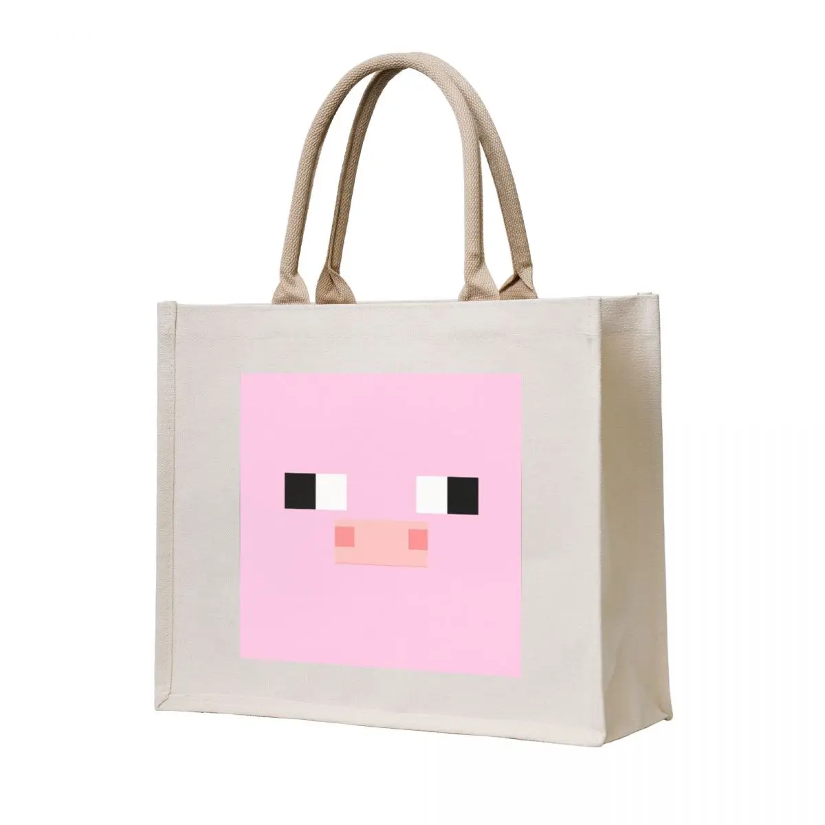 

Pig Tote Bag eco bag folding Beach bag female Shopper handbag