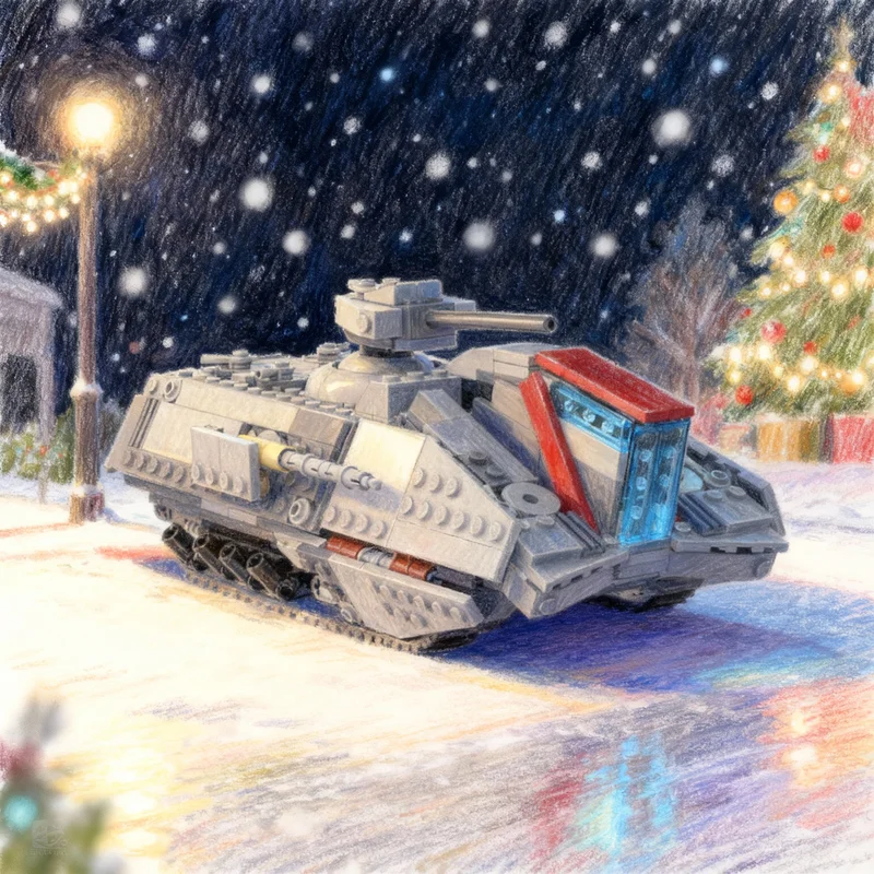 

Набор строительных блоков MOC Star Battle UT: Артиллерийский транспорт для пересеченной местности, 502 детали. Рождественский подарок, архитектурная игрушка, развивающая игрушка.