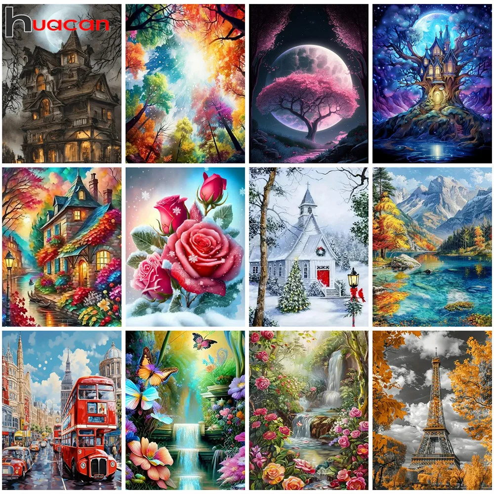 Huacan 5d DIY Diamant Malerei Blumenvase Dekor nach Hause volle quadratische runde Stickerei Mosaik Obst Wand kunst