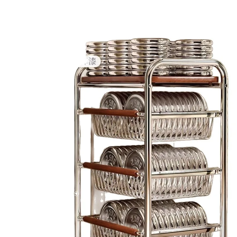 Vintage-style snack storage rack, cart, multi-layer storage rack, and very narrow living room