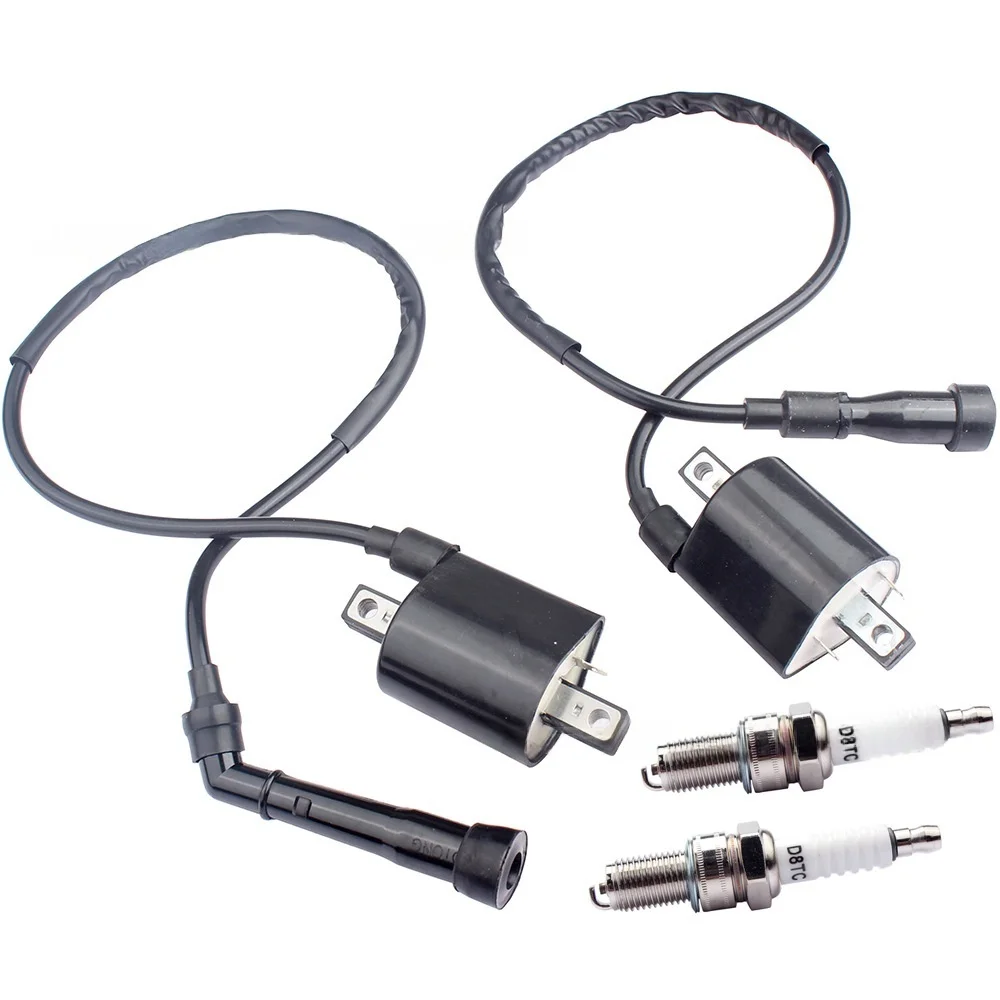 Motorcycle Ignition Coil and Spark Plug for YAMAHA V STAR 650 XVS650A 4VR-82320-00-00 - Image 2