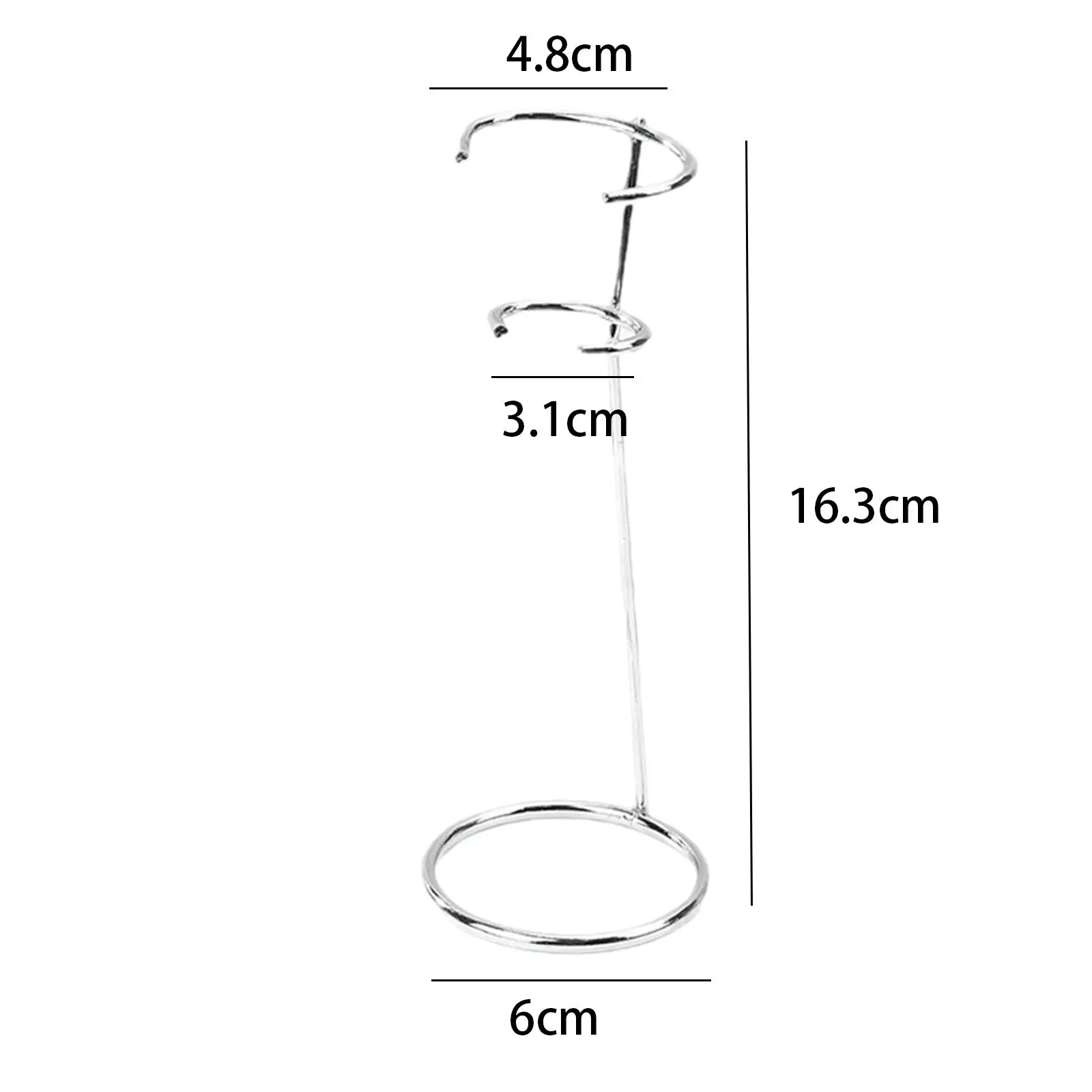 Countertop Milk Frother Holder Stand Stainless Steel Kitchen Tool for Handheld Egg Beater Coffee Frother Vertical Space Saving