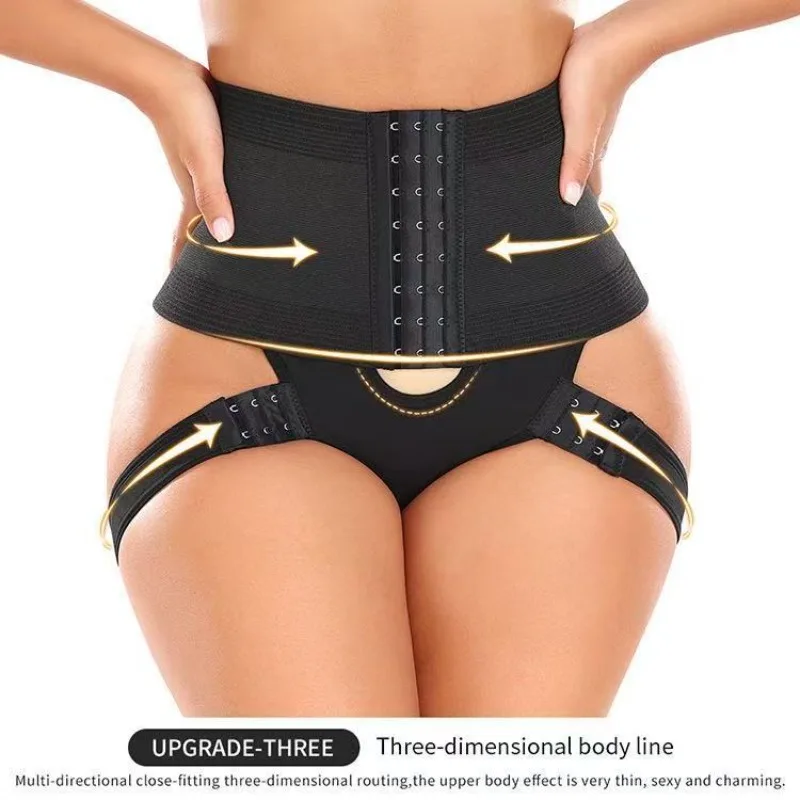 Jockstrap Women's Shapers Underwear Abdomen Slimming Panties Shapewear Butt-up Body Sculpting Abdominal Hip Reduction Buttoned