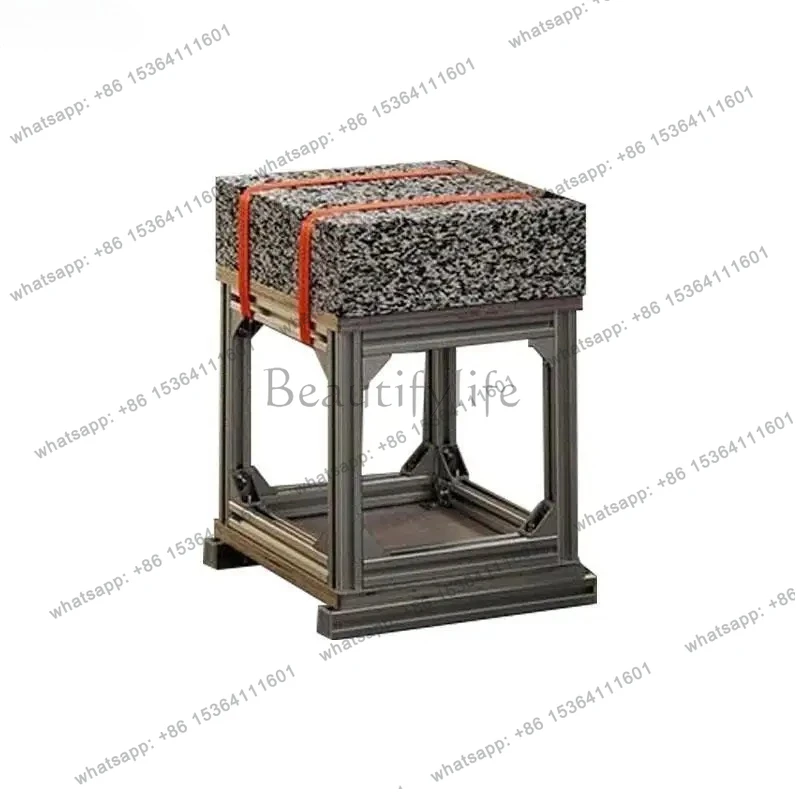 dessert milk tea shop stool aluminum profile round table commercial table and chair industrial style square table