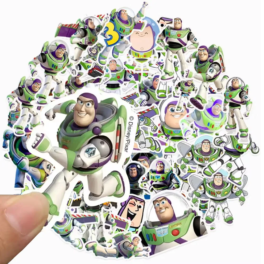 

50pcs Disney Toy Story anti-sticker cartoon graffiti sticker helmet skateboard laptop motorcycle sticker toy decoration