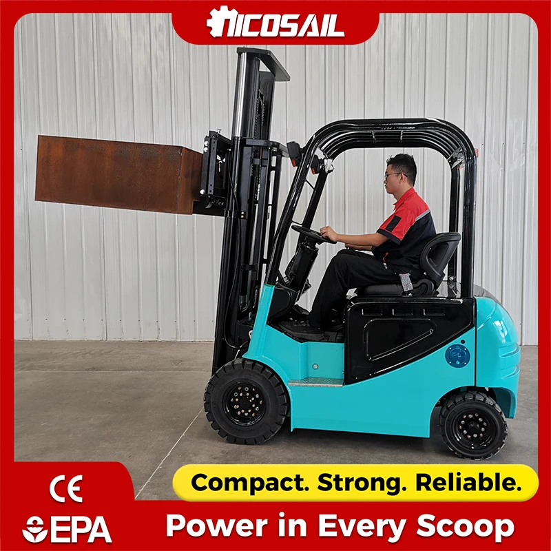 

Электрический противовесный вилочный погрузчик 1.5Т с аккумулятором 60В и подъемным двигателем 3000Вт для склада