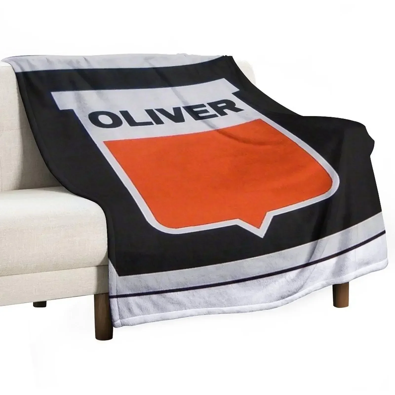 Oliver Tractor Keystone Throw Blanket Sofa Retros Thermals For Travel Plush Soft Plaid Soft Beds Blankets