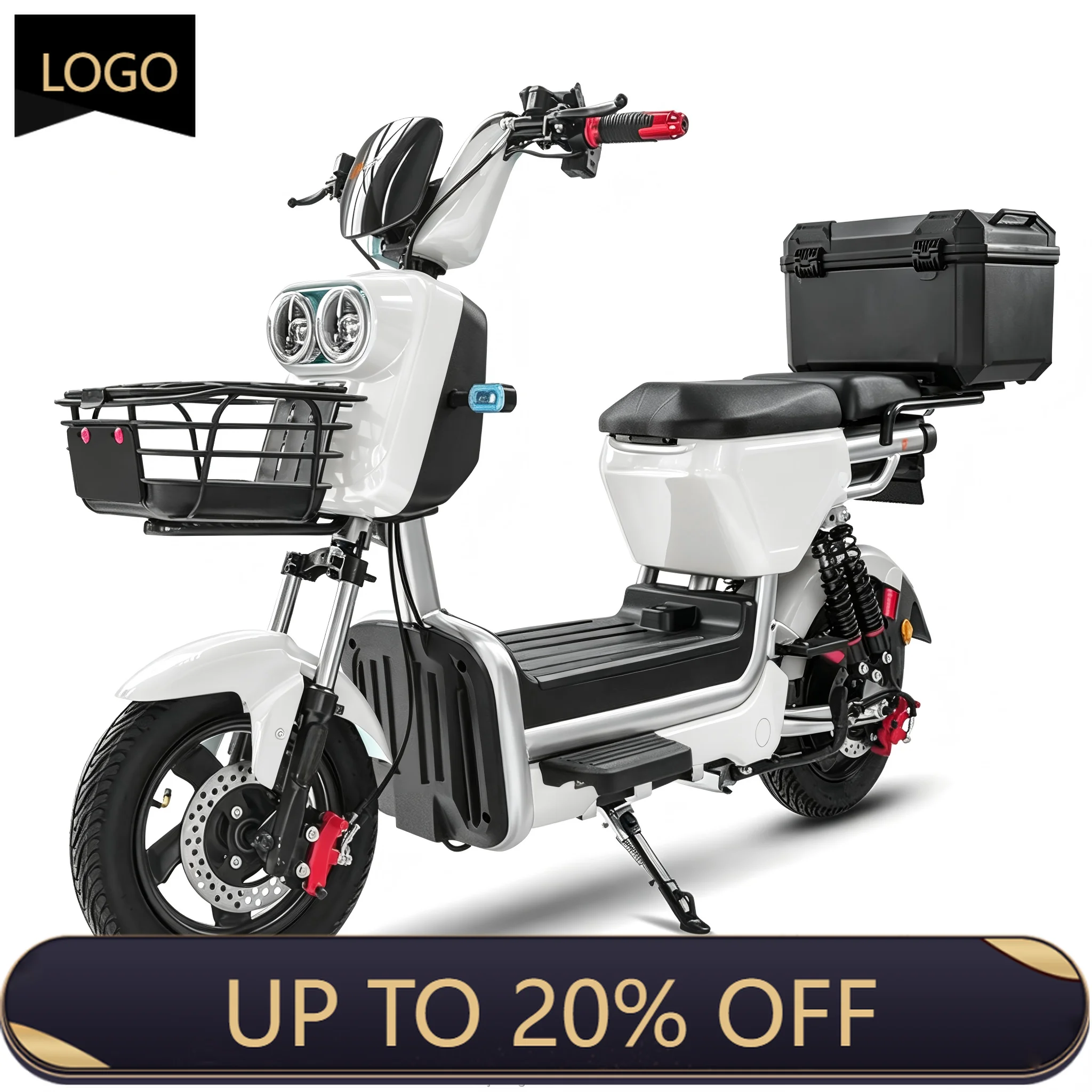 QQA 60V 1000W City long-distance delivery electric bicycles, takeaway fast food delivery electric bicycles, freight electric bic