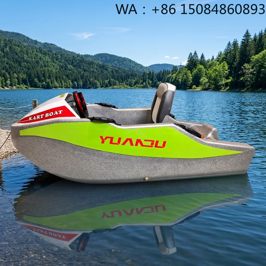 Lightweight Outdoor Mini Water Surf Kart Boat, Stable Power Component For Lake River Daily Water Entertainment
