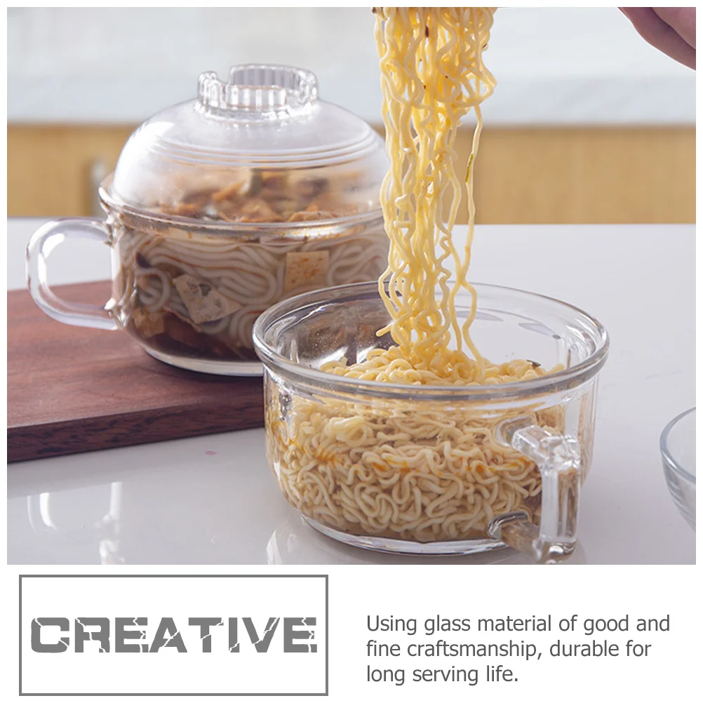 كوب حبوب من الزجاج المقسى وعاء حلوى مع غطاء واضح وعاء زجاجي للإفطار عرض قهوة الحليب أدوات المائدة المنزلية كوب حبوب
