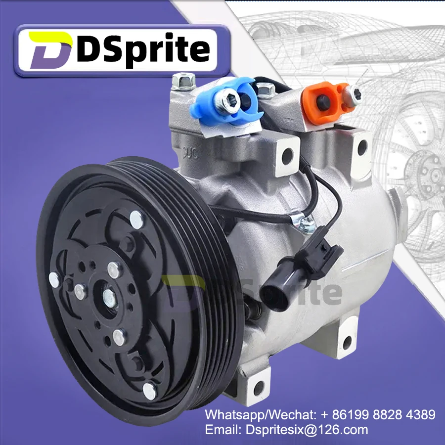 

6611303110 ZEXEL DKV14C Auto AC Air Con Compressor Pump PV6 for Mercedes Vito Petrol 639 2.0 Sprinter 902 6641202115 6611303615