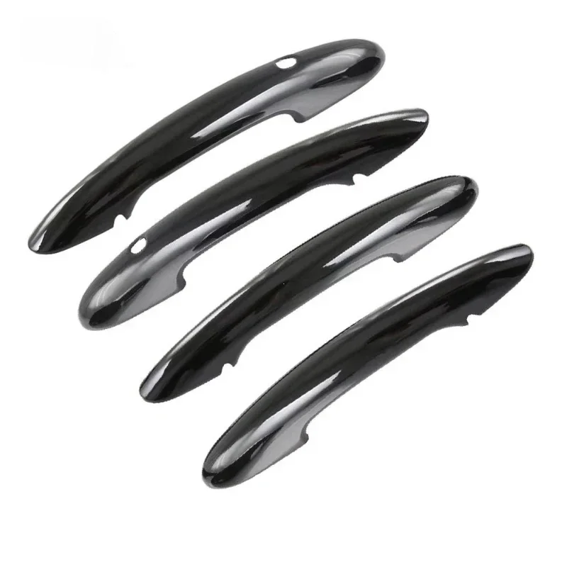 2Pcs Glossy Black Door Handle Cover Stickers For BMW MINI Cooper S F54 F55 F60 F56 F57 Car Styling Interior Car Accessories