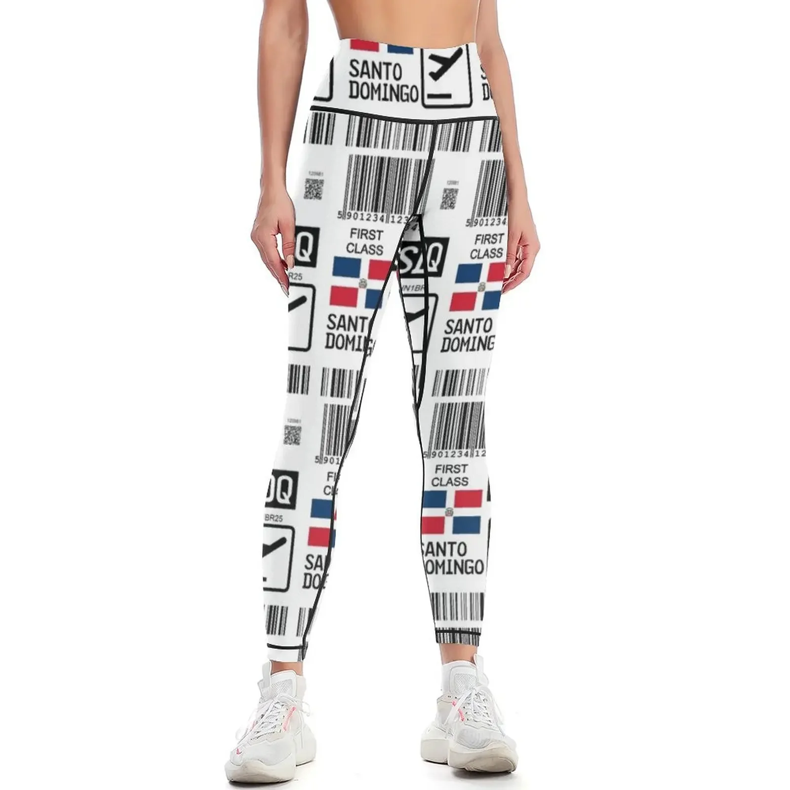 Santo Domingo Las Americas International Airport Leggings trousers sport set Women sportwear gym wear Womens Leggings