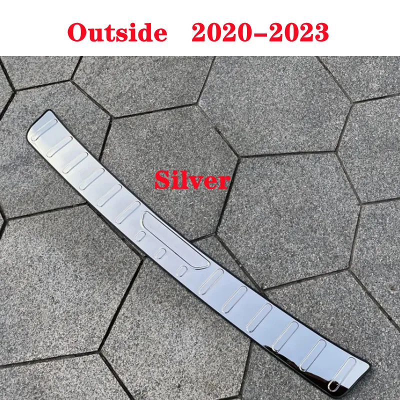 Car Stainless Rear Bumper Protector Trunk Door Plate Cover Trim For Mercedes Benz GLA-Class  2020-2023