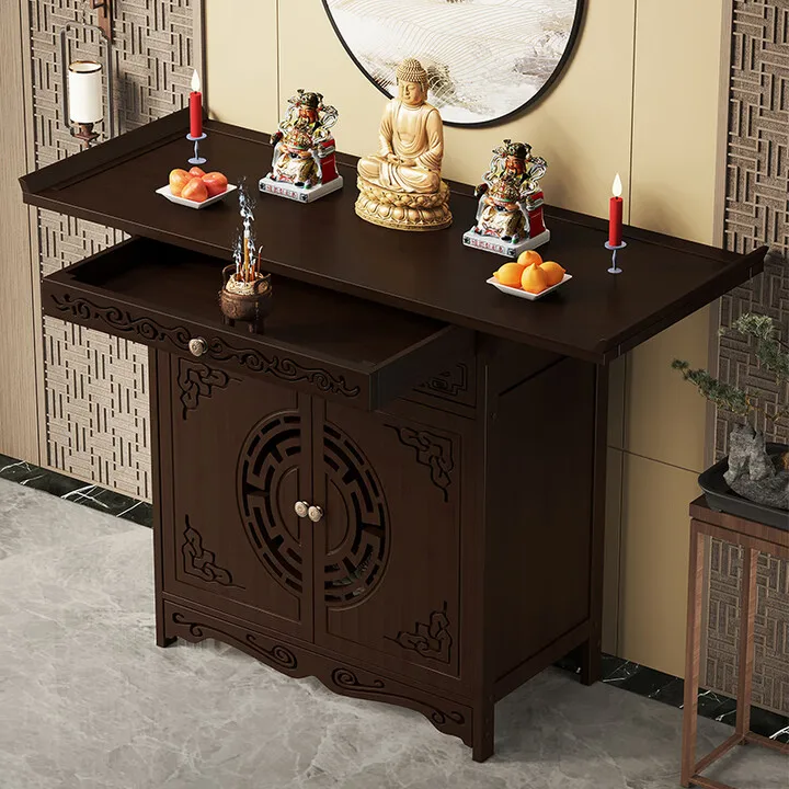 

SGF Buddhist niche new Chinese vertical cabinet offering table home simple and modern