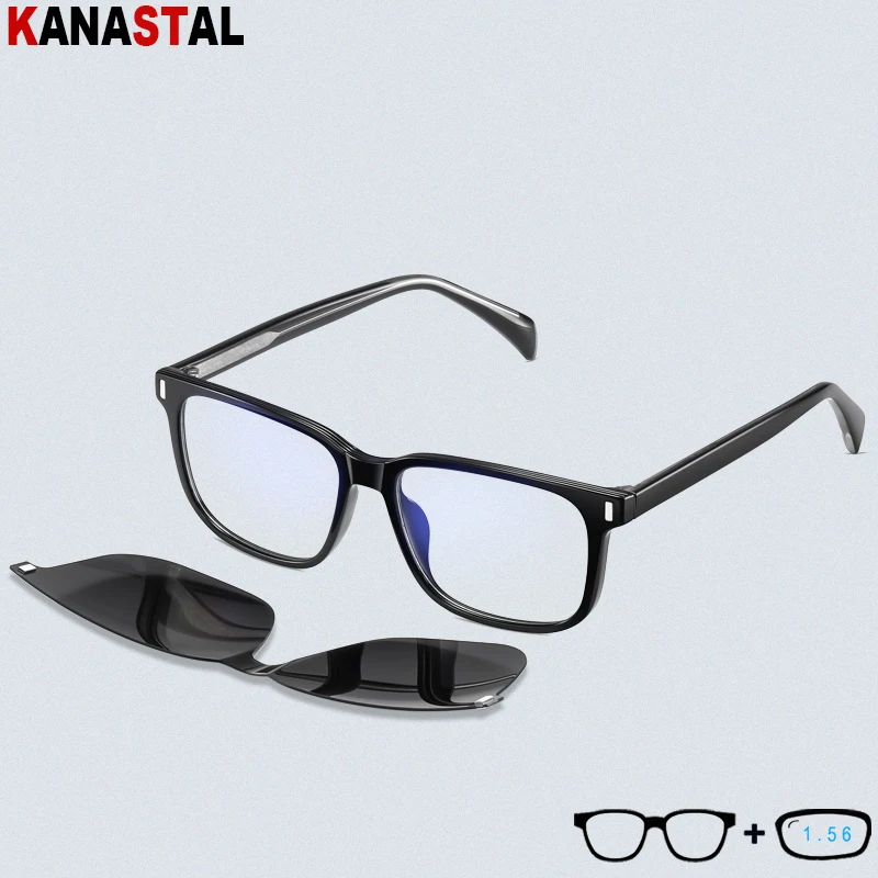 

Men Polarized Sunglasses UV400 Women Blue Light Blocking Reading Glasses TR90 Eyeglasses Frame Optics Lens Prescription Eyewear