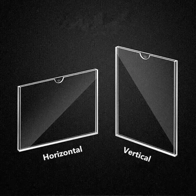 2PCS 8.5x11inches  Acrylic Clear Picture Photo Display Frame A4 Poster Frames Plastic Sign Flyer Paper Document Holder