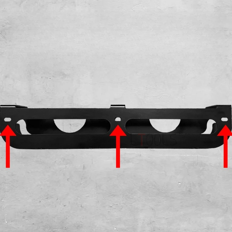 Estante de almacenamiento para amoladora angular, estante de plataforma de perforación montado en la pared de acero al carbono duradero, soporte alargado, herramientas de clasificación de lugares estables