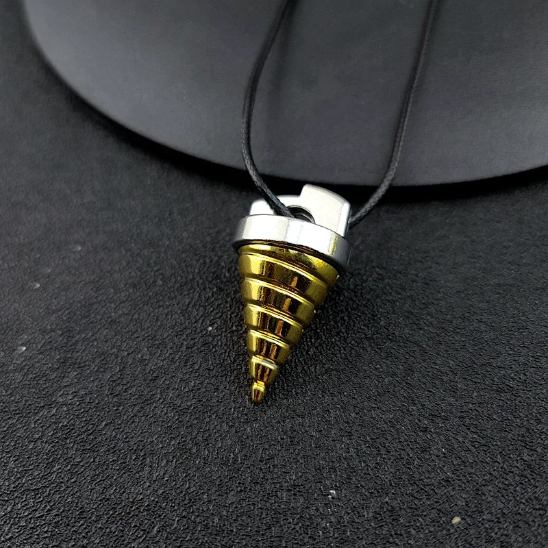 Anime Tengen Toppa Gurren Lagann Tengentoba Core Drill Pendant Necklace for Women Men Gold Color Pendant Fans Collection Jewelry