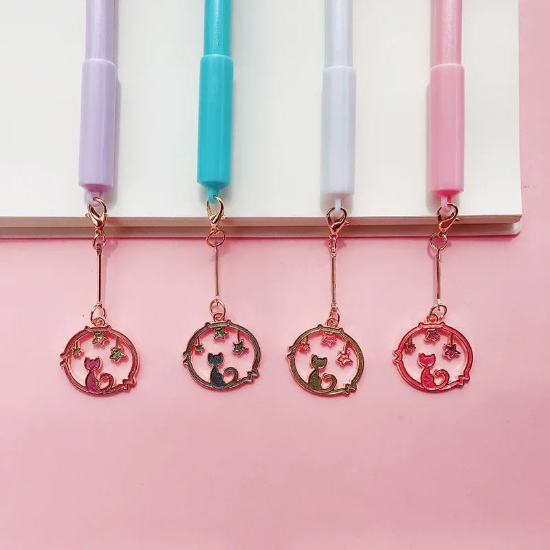 

20PCS Creative Pendants Small Fresh Pendants Gel Pens Student Stationery Wholesale Kawaii School Supplies