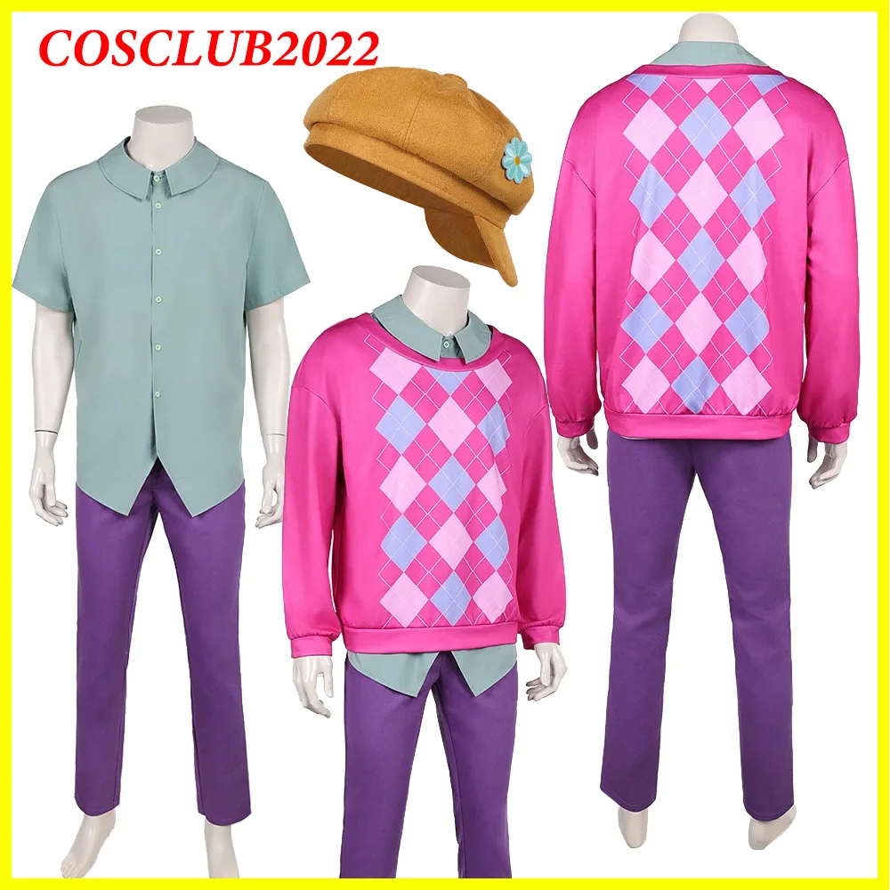 

Saja Boys Baby Косплей KPop Одежда Розовый Костюм Желтая Кепка Демон Аниме Охотники Ролевая Игра Шляпа Костюм Disfraz Хэллоуин Мужской Костюм