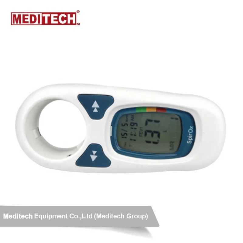 factory price portable spirometer with USB cable for data transfer from the spirometer