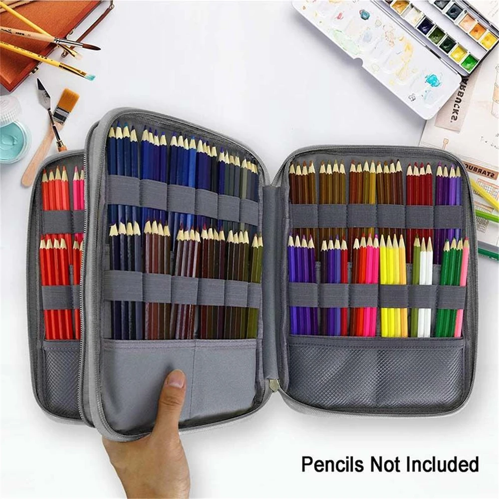 96/192 Slots Pencil Case School Organizer Pencilcase Supplies for Girl Kawaii Large Capacity Pen Bag Cute Big Stationery Box Kit