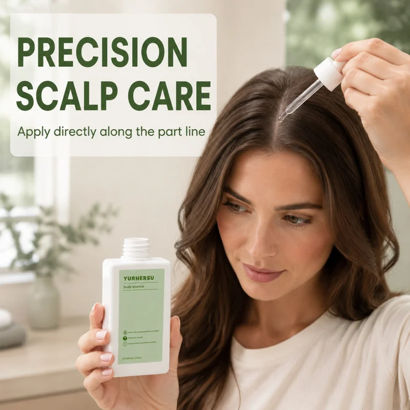 Scalp Serum Hair Growth Treatment Nourishing Drops for Thinning Hair Strengthening Roots Anti-Hair Loss Essence