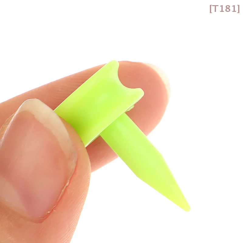 

[E] 50Pcs/Pack Professional Golf Tees 25MM 0.98' Castle Green Golfer Accessory Plastic Golf Tees Perfect For Teeing The Ball
