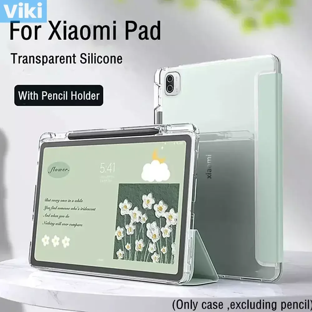 

Чехол для Xiaomi Pad 5 6 Pro Xiaomi Redmi SE 2023 MI Pad 5Pro 6 Pro Redmi Pad 10,61 Чехол с держателем для карандашей Funda Чехол для планшета