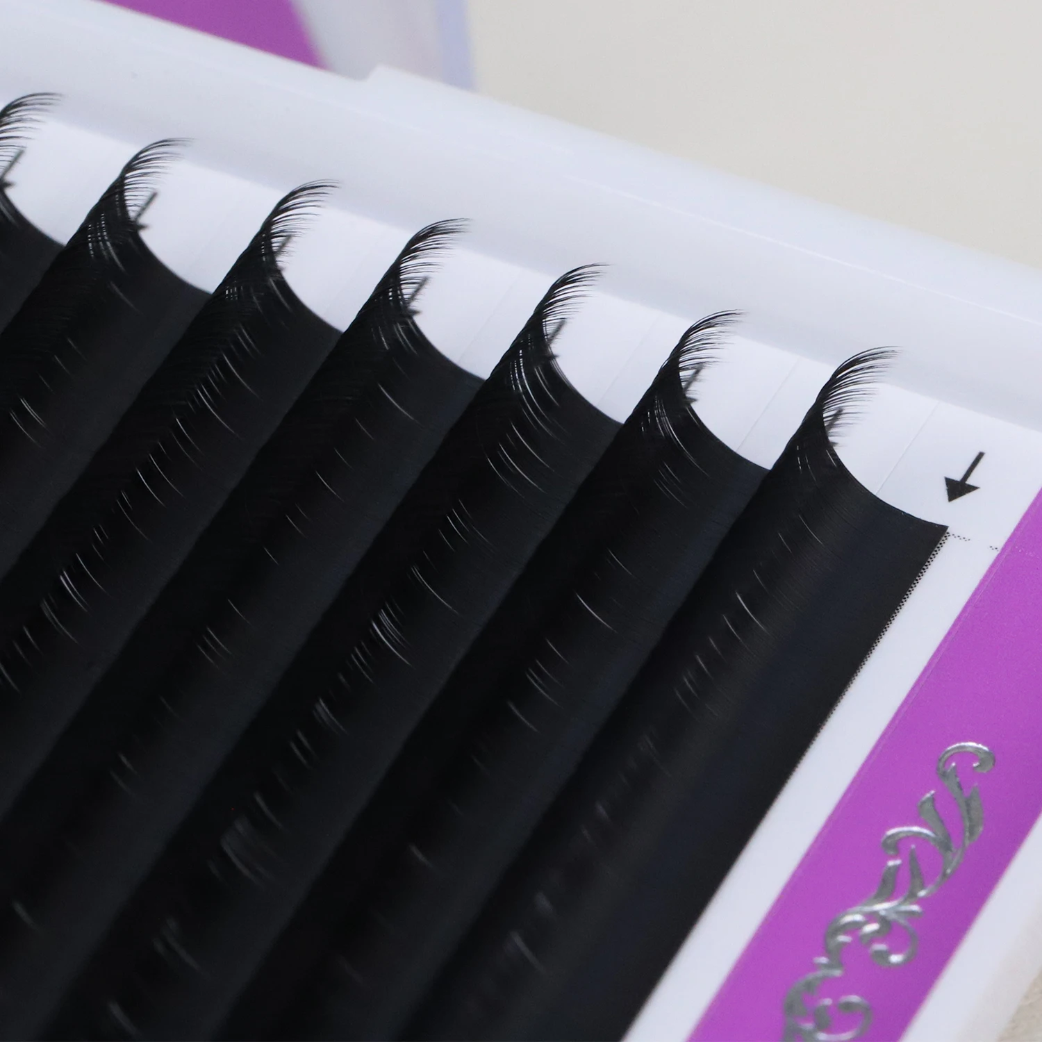 AGUUD 속눈썹 연장 16줄 클래식 개별 인조 밍크 볼륨 속눈썹 C CC D DD 컬 매트 블랙 프리미엄 캐시미어 용품