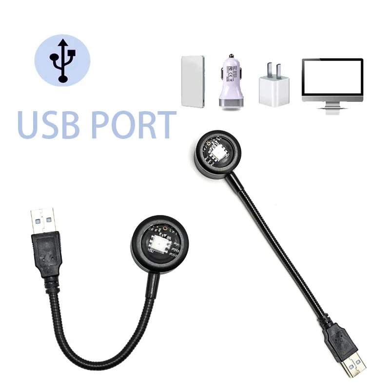 USB Sunset Projection Photography Background Creative Rainbow dormitorio Switch Night Light mini Room LIGHT LED Bar RGB