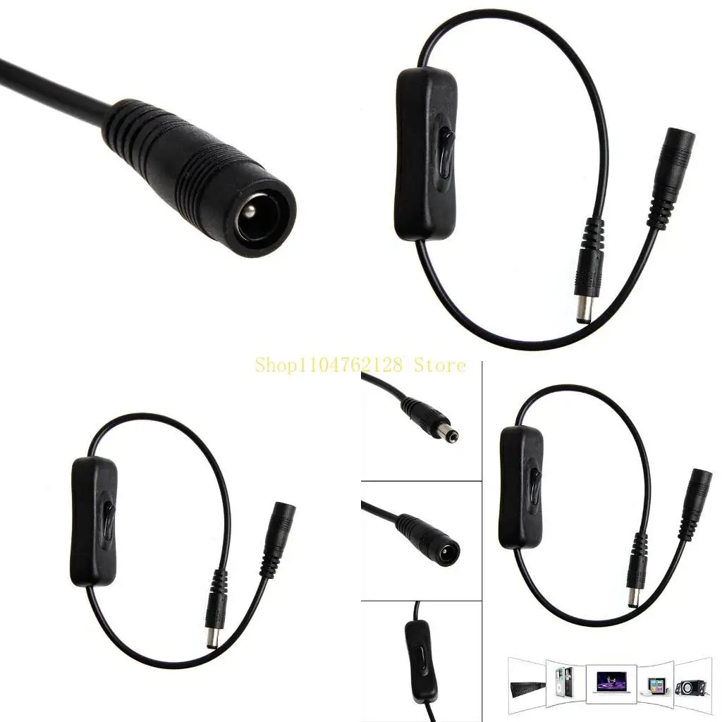 Connecteur mâle à femelle 5.5x2.1mm, câble d'extension d'alimentation Swi, meilleure vente