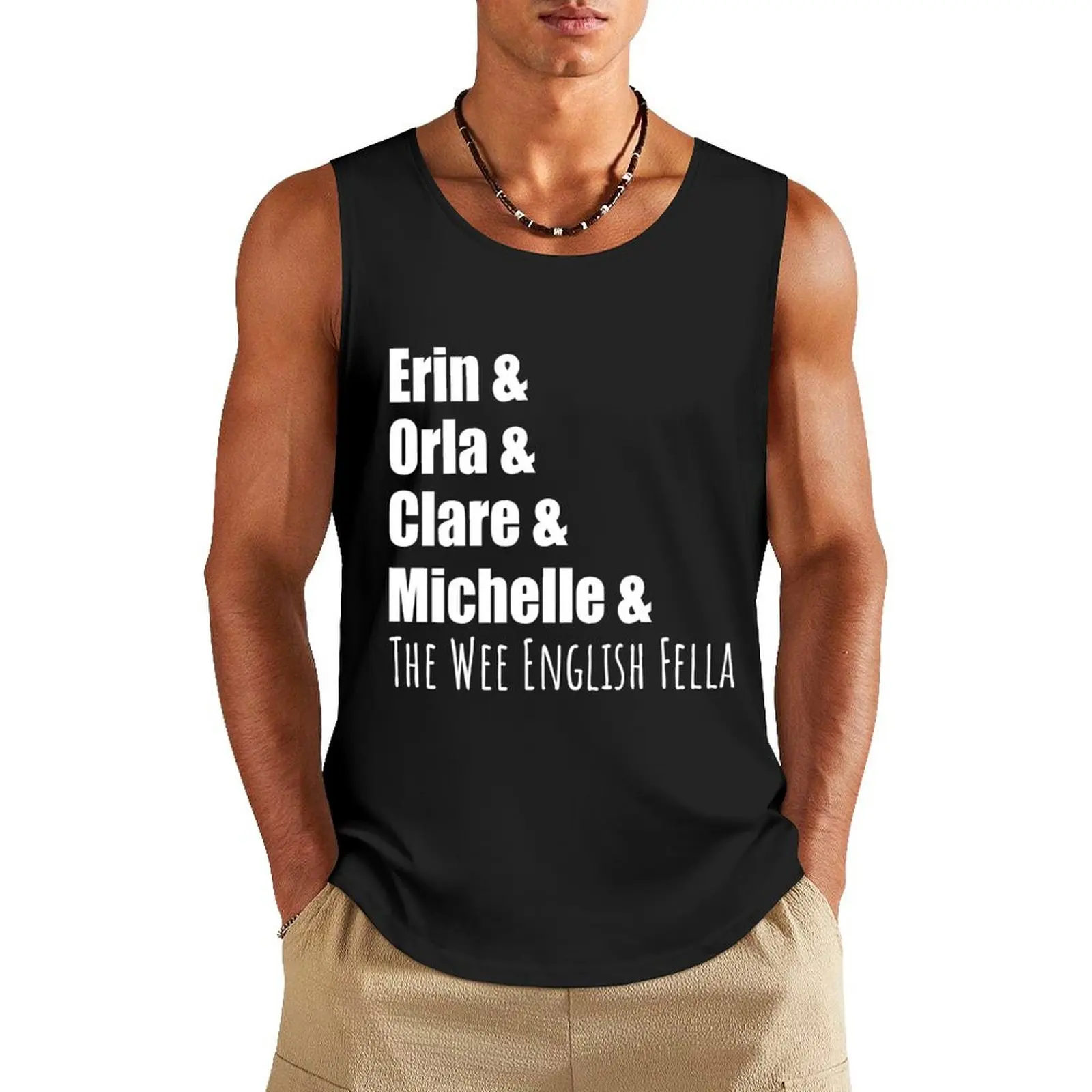 Derry Girls Crew Tank Top Men's tops clothing men