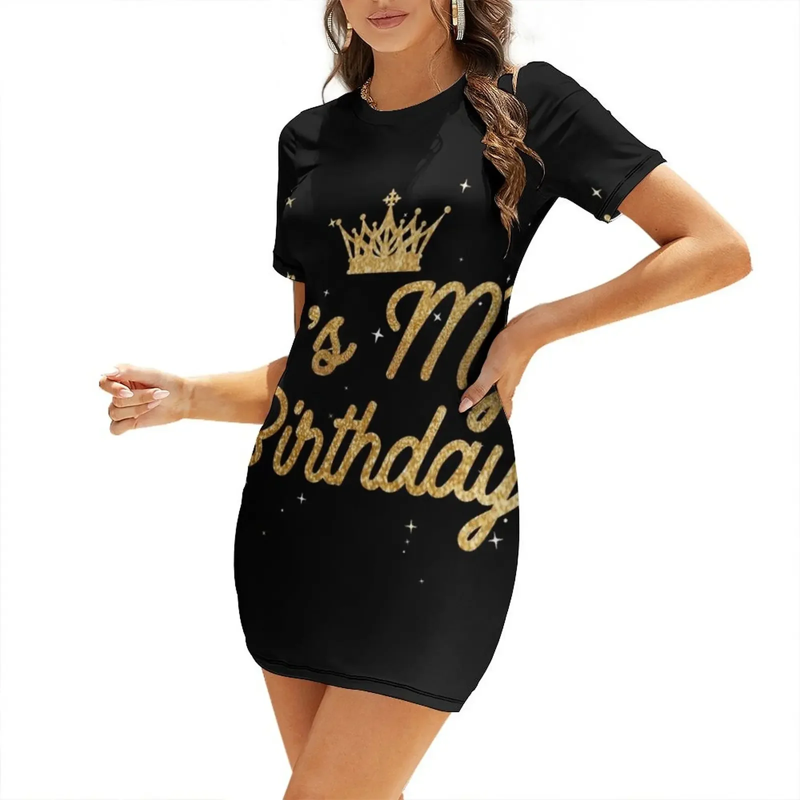 

birthday Short-Sleeved Dress women clothes dresses women summer 2025 Evening gown evening dresses luxury 2025 Dress