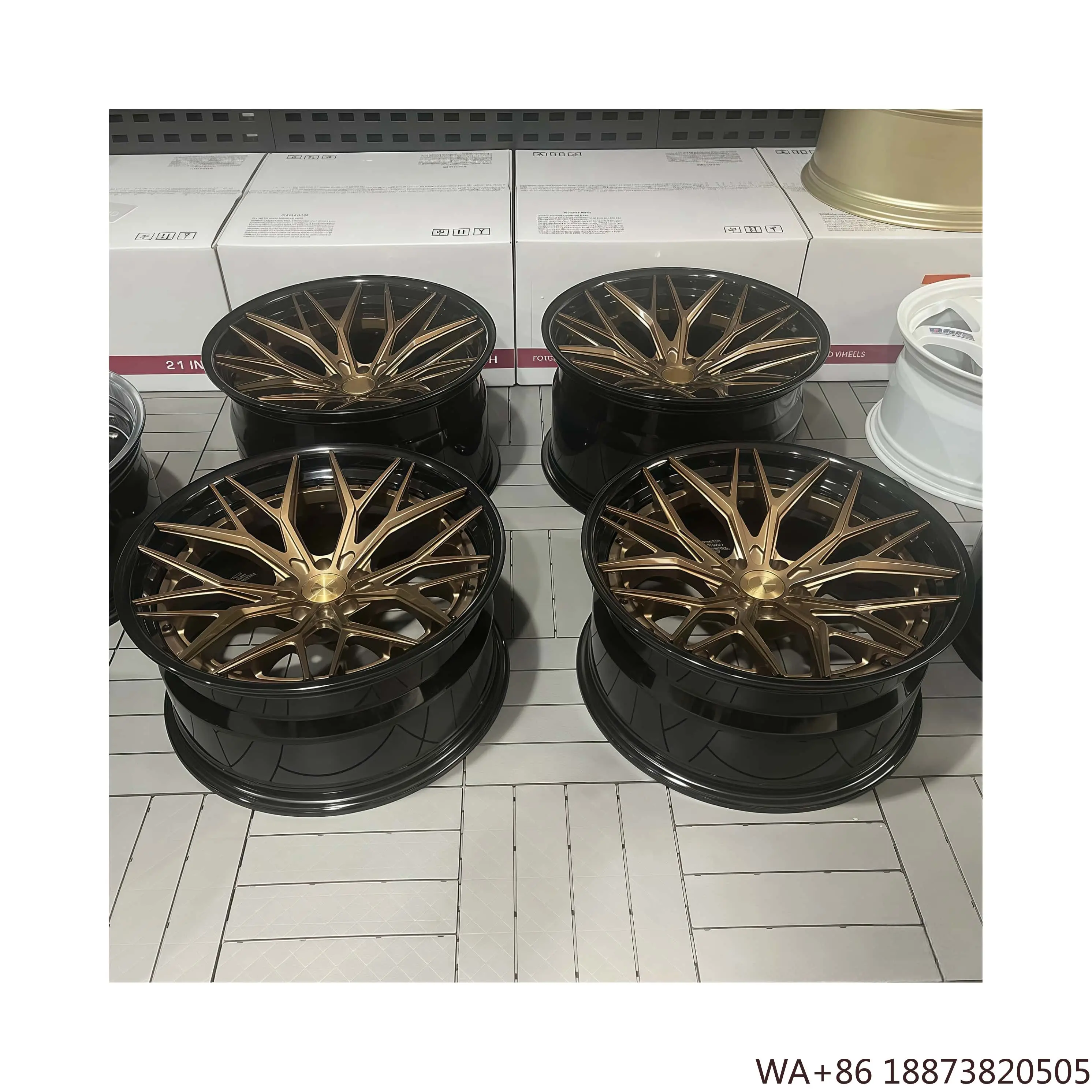 

XINLAI Custom Deep Concave Lip 5x112 5x114.3 5x120 18 19 20 21 22Inch 2 Piece Forged Passenger Car Wheel for BWM Benz Audi