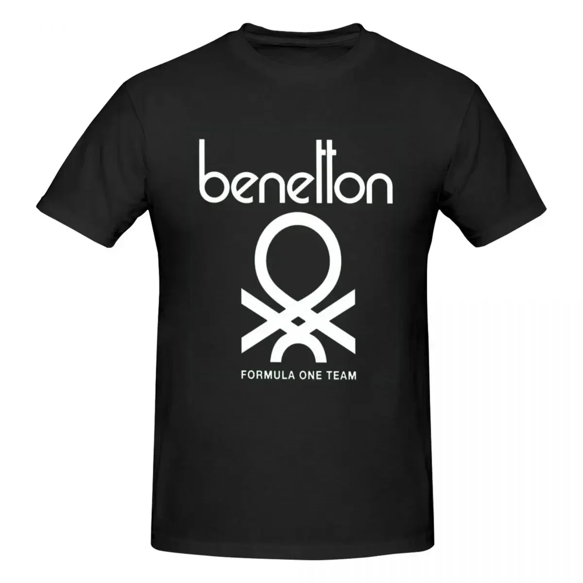 Benetton-Camiseta 100% de algodón para hombre, colección del equipo de fórmula de los años 80, camisetas a la moda, cuello redondo, manga corta, S-6XL