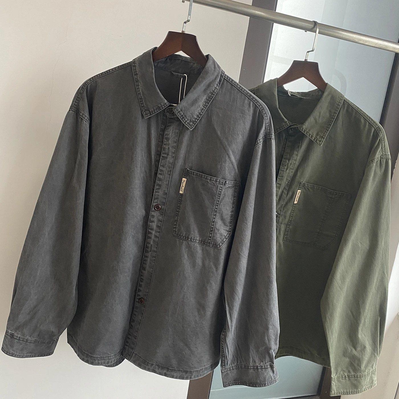 

Мужская утепленная хлопковая рабочая куртка с длинным рукавом в стиле ретро, свободного кроя, для города, осенняя верхняя одежда