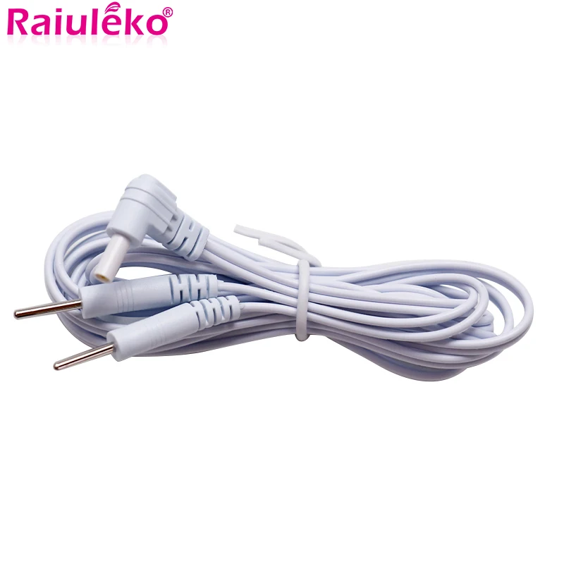 1 Pair Electrode Massage Electrode wire Physiotherapy Tens Acupuncture with Cable Machine Electrode for Tens Mechines