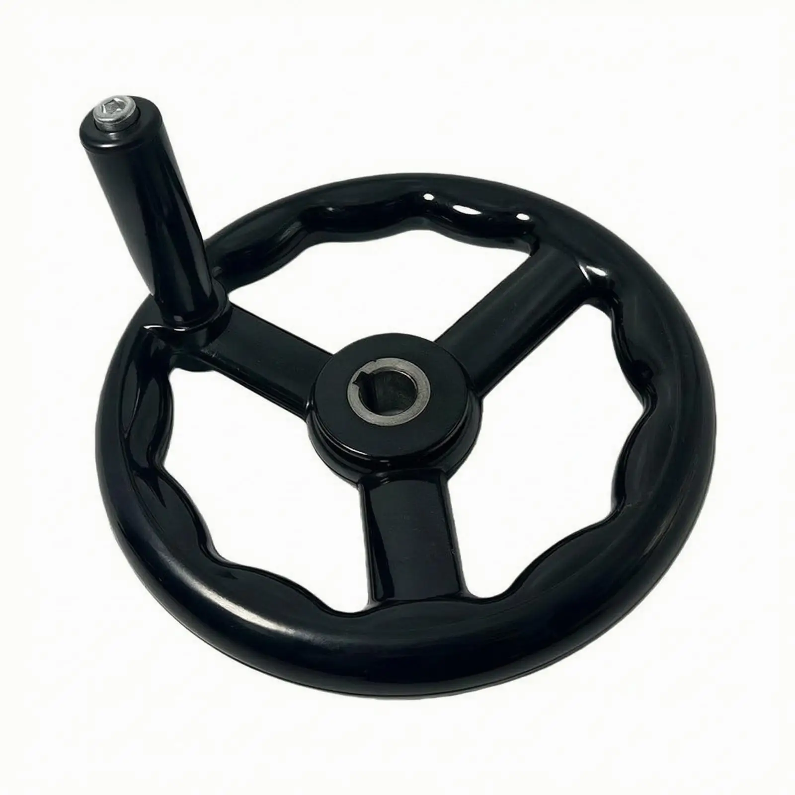 Precision Adjustment Handwheel for Machine Tools Bakelite Material Three Spoke Rigid Structure with Smooth Rotating Handle