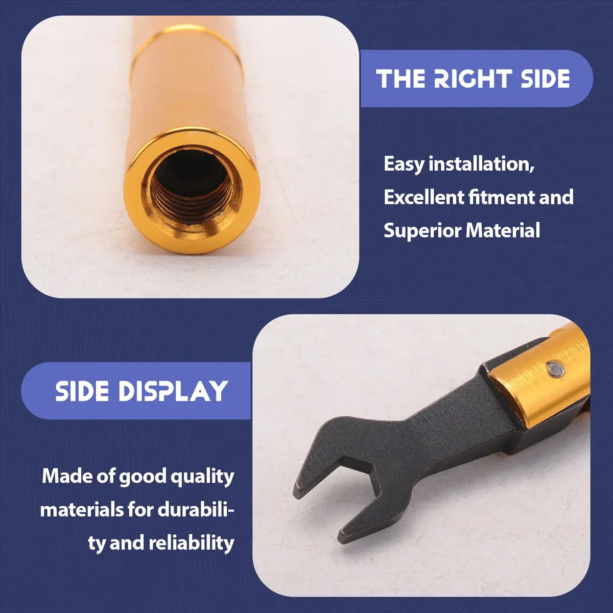 A64K Mxita SMA torque wrench RF connector opening 8MM electrommunication Coax Adapter convertor Straight goldplated spanner