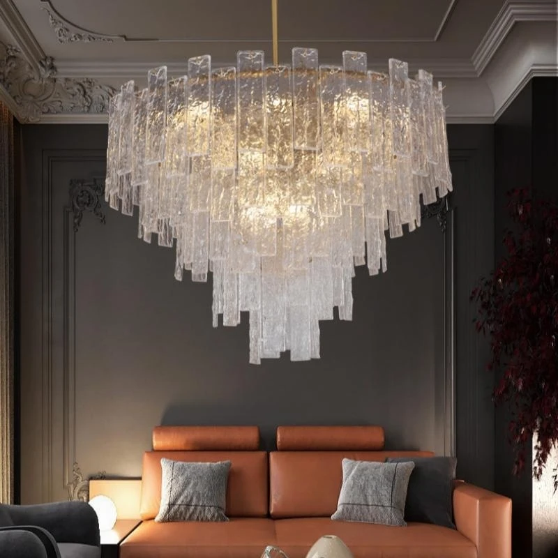 Imagem -04 - Nordic Luxury Crystal Chandelier Postmodern Led Pendant Lights Sala de Estar Sala de Jantar Quarto Hotel Decoração de Casa