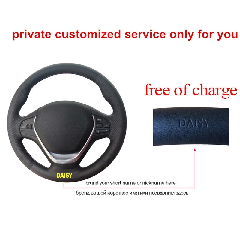 GNUPME Black Car Steering Cover Artificial Leather Auto Steering Wheel Cover for Audi A3 3-Spoke 2000-2003 Audi TT 1999-2005