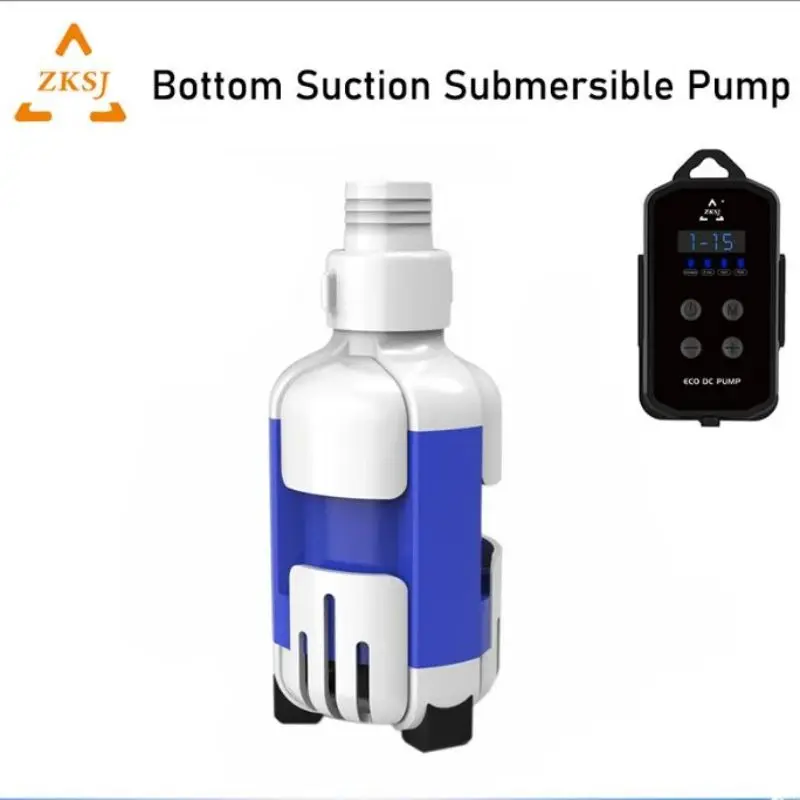 ZKSJ BS Series Aquarium Pump DC Inverter Bottom Suction Submersible Frequency Conversion Adjustable Speed Super Quiet Pump