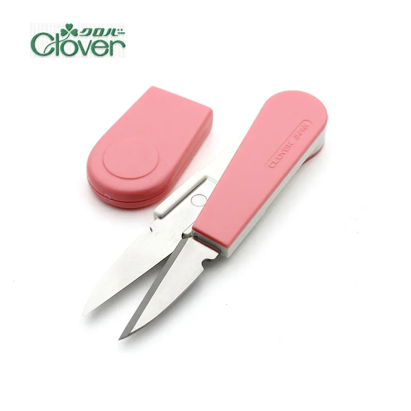 Japan  Clover U-shaped Yarn Scissors Clothing Sewing Cross-stitch Scissors, Thread Cutting Head 36-391