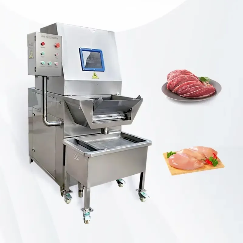 Liquid Beef Solution Water Fish Commercial Saline Injector Brine Meat Chicken Machine for Sale
