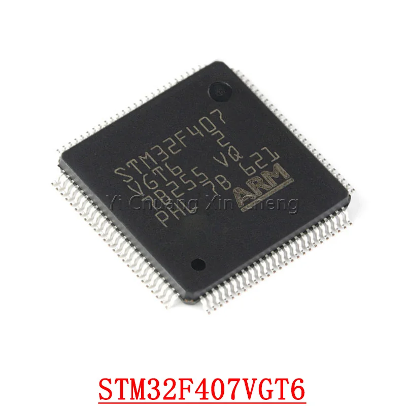 STM32F407VET6 STM32F407 VET6 STM32F407 VET6 QFP-100 chipset, novo, 1 pc